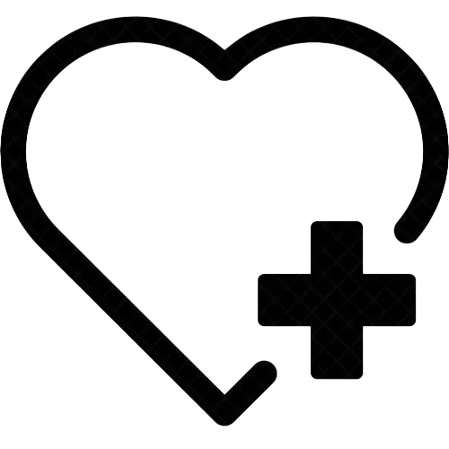 Heart health icon.