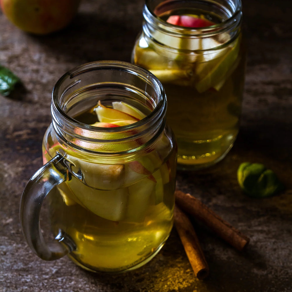 Apple Cider Vinegar used for natural health benefits.