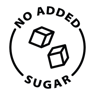 No sugar added logo 