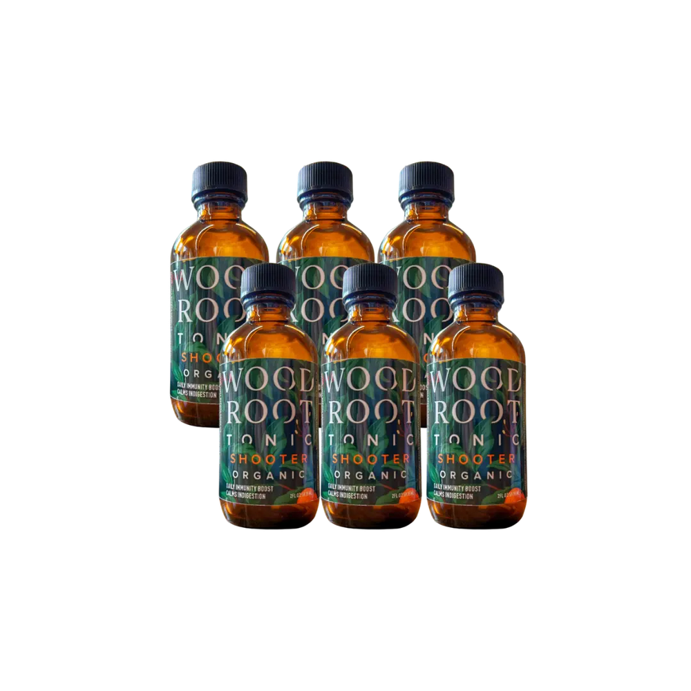 
                  
                    Six pack of Woodroot Tonic shooters. 
                  
                