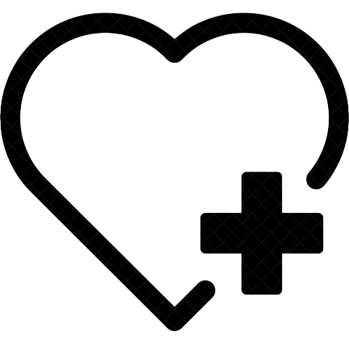 Heart health icon.