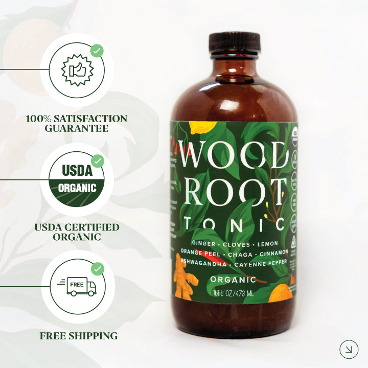 
                      
                        WOODROOT TONIC: Organic Daily Gut Shot
                      
                    