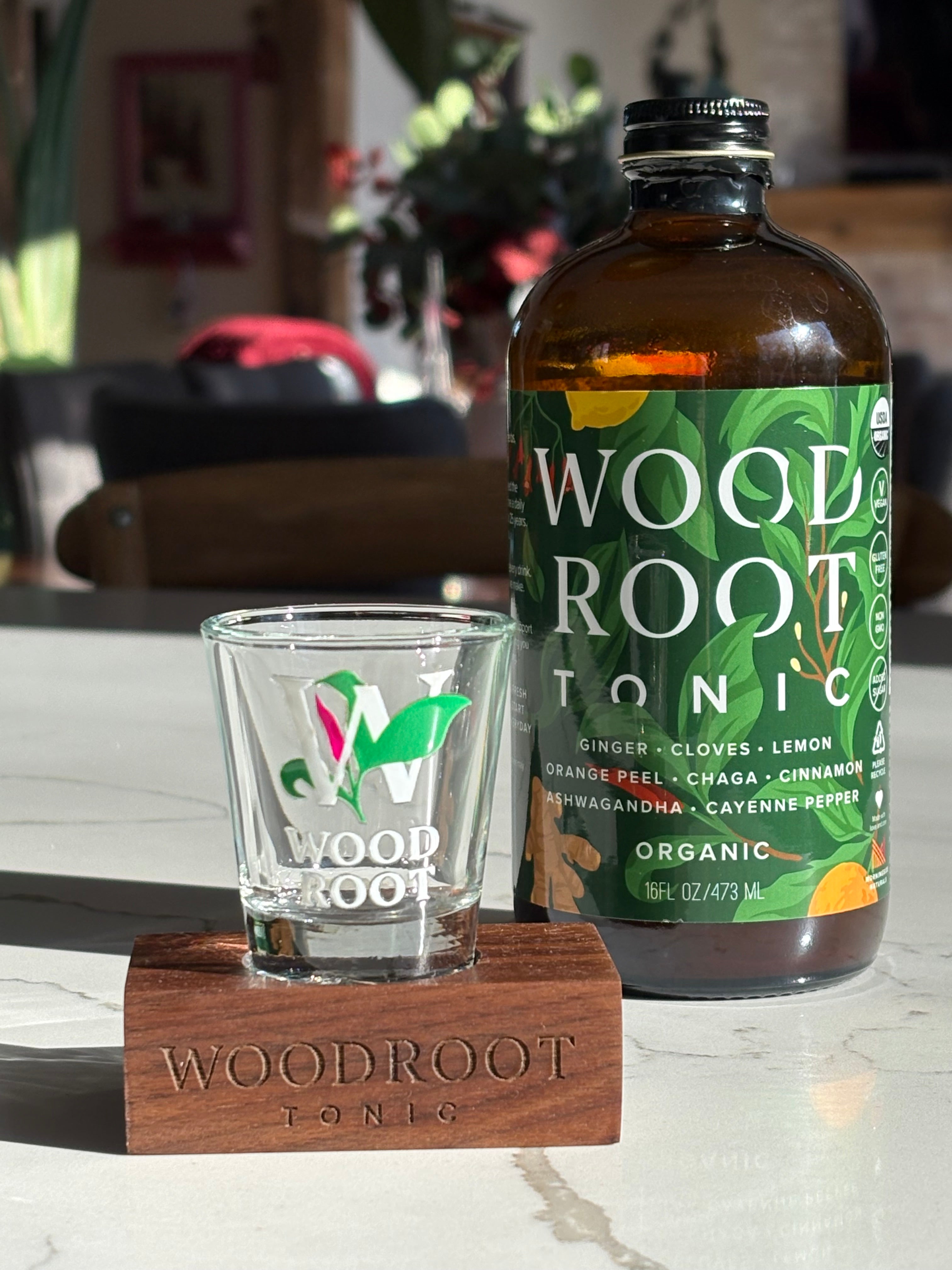 Woodroot Tonic Shot Glass Holder – Morningside Naturals