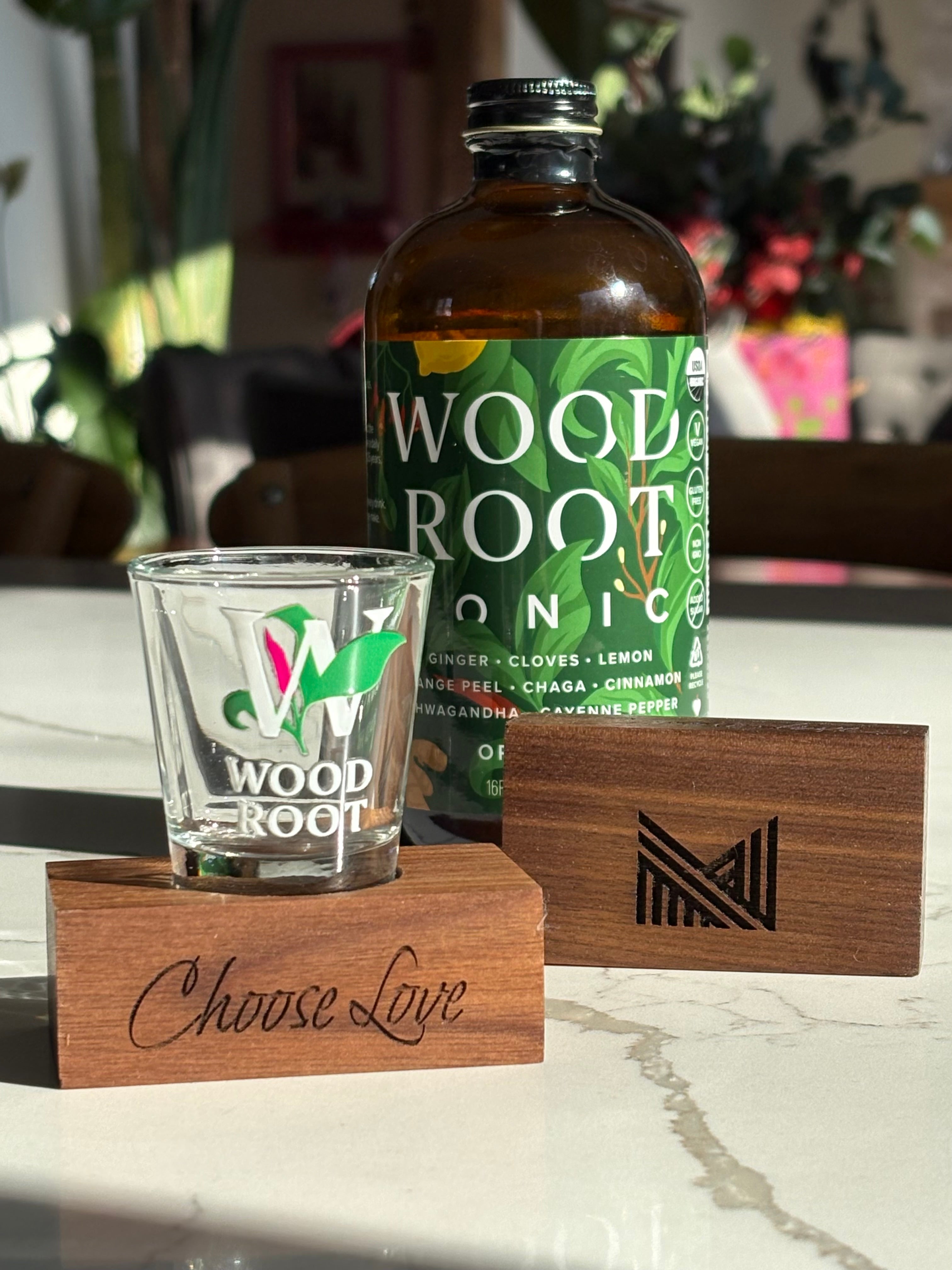 Woodroot Tonic Shot Glass Holder – Morningside Naturals