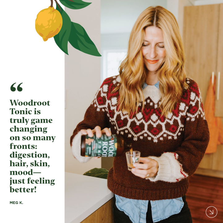 
                      
                        WOODROOT TONIC: Organic Daily Gut Shot
                      
                    