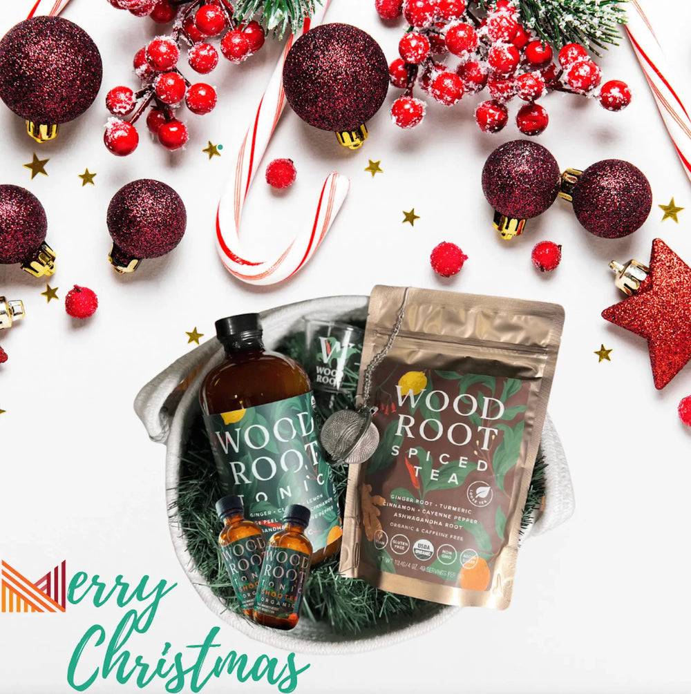 Christmas bundle featuring gut healthy morningside naturals products. 